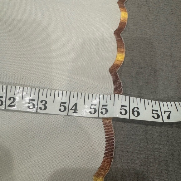 VTG Floral Embroidered Tablecloth 70’s 80’s golds, tans and greens 55 x 58” - Picture 3 of 10